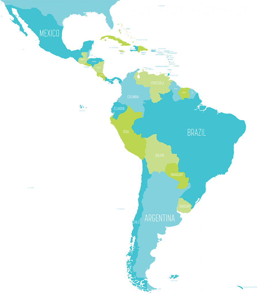 Latin America Map